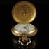 Diamonds Solid Gold 14K Antique Women's Pocket Watch BOREL Vintage Ladies Pocket Watch Wandolec with Brilliants